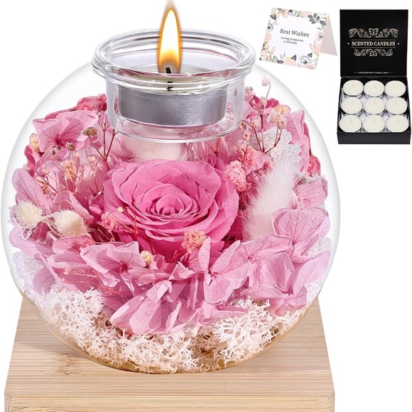 Other - Preserved roses in Glass with scented gifts for Mother’s Day gifts